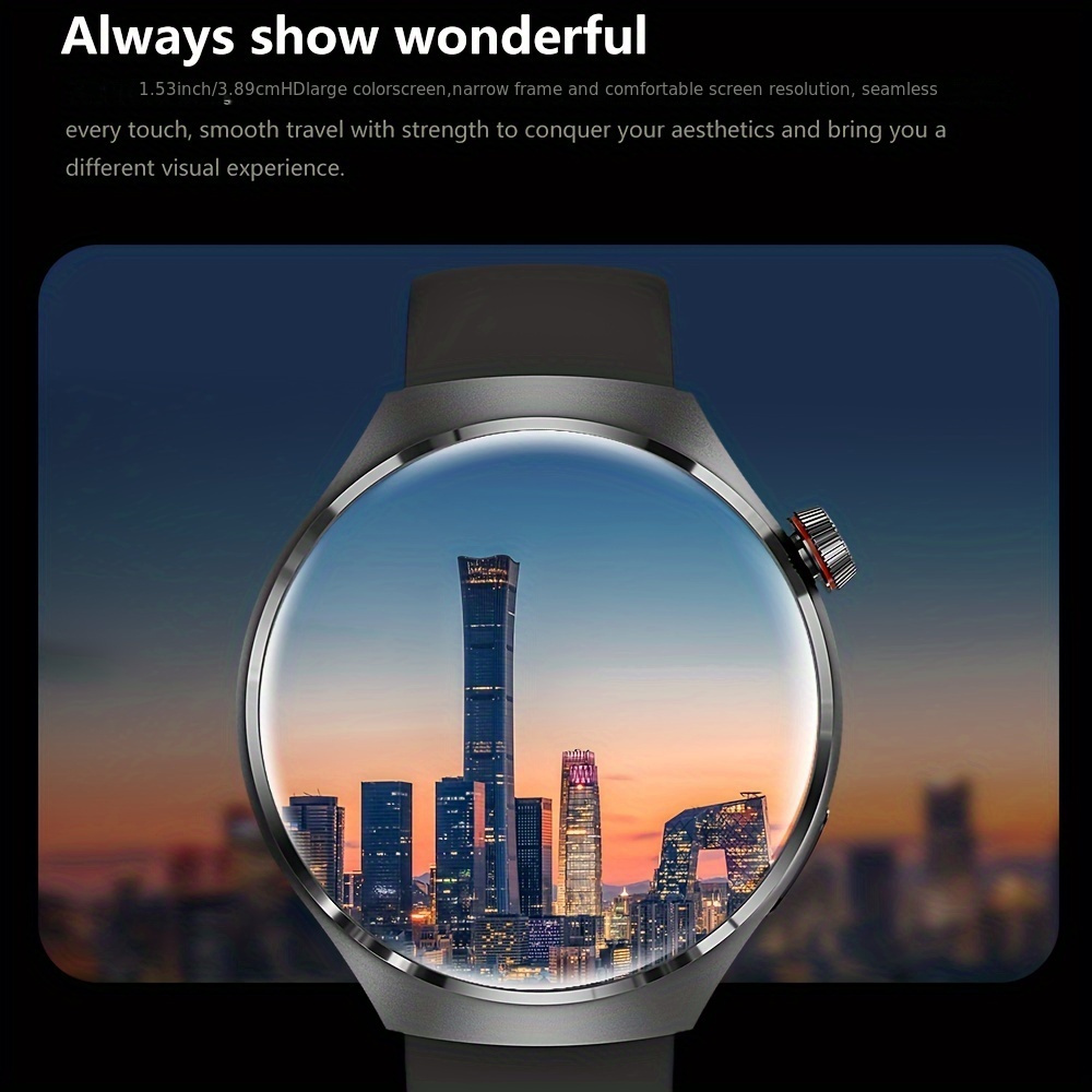 LAXASFIT New Smart Watch 1.52 HD Screen Heart Rate Bluetooth Call NFC Sports Men's Smart Watch 2025