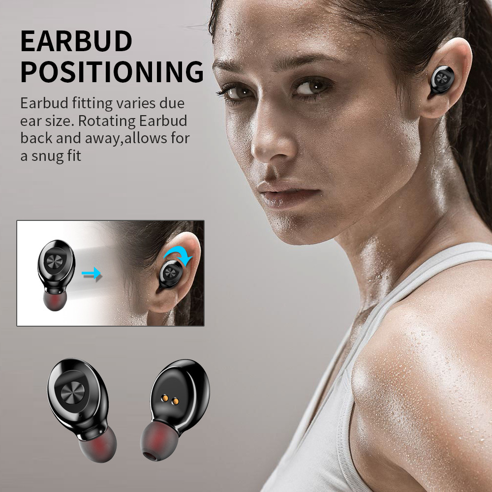 XG8 TWS Digital 5.2 Bluetooth Wireless Headset Sports Headset Touch Mini Wireless Bluetooth Headset Noise Reduction Earbuds