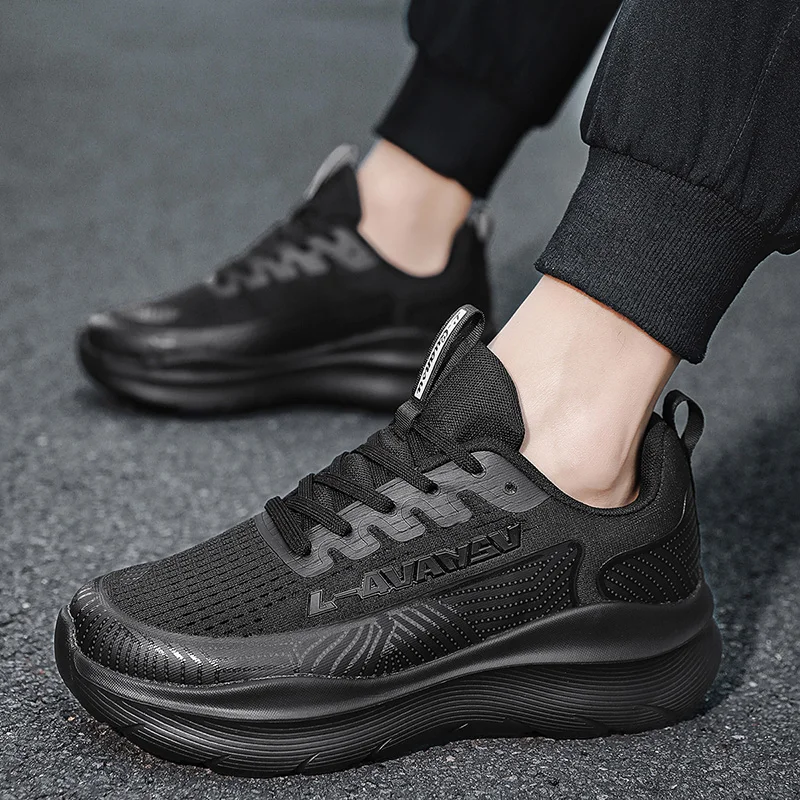 New Model Mens Durable Sneakers Lightweight Running Shoes for Men Breathable Non Slip Walking Shoes   Four Season Running Shoes