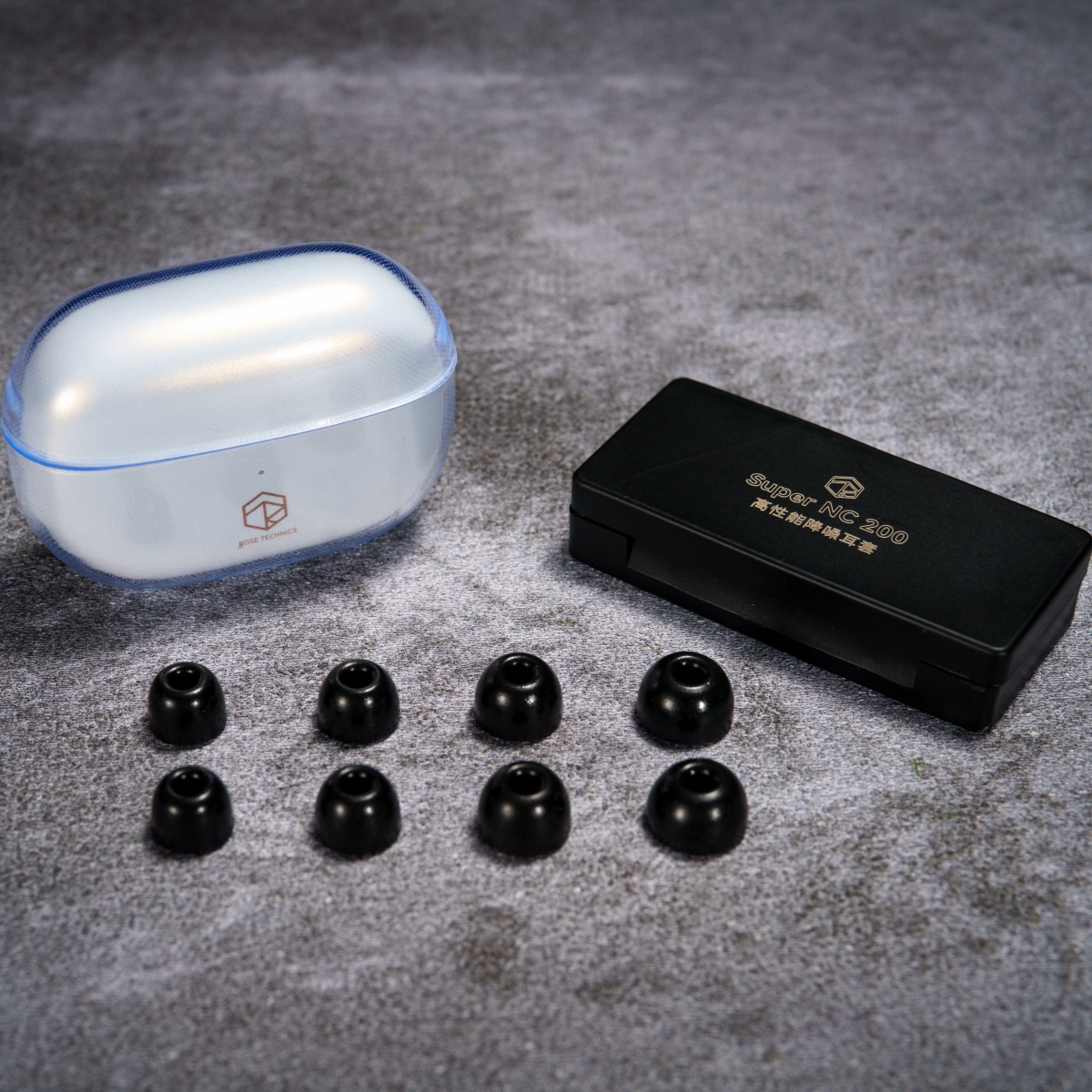 ROSESELSA CERAMICS X True Wireless Stereo Earbuds, ANC Headphones 4 HD Mics, IP54, Anti-Wind Earphones, LDAC, 40H Game Mode