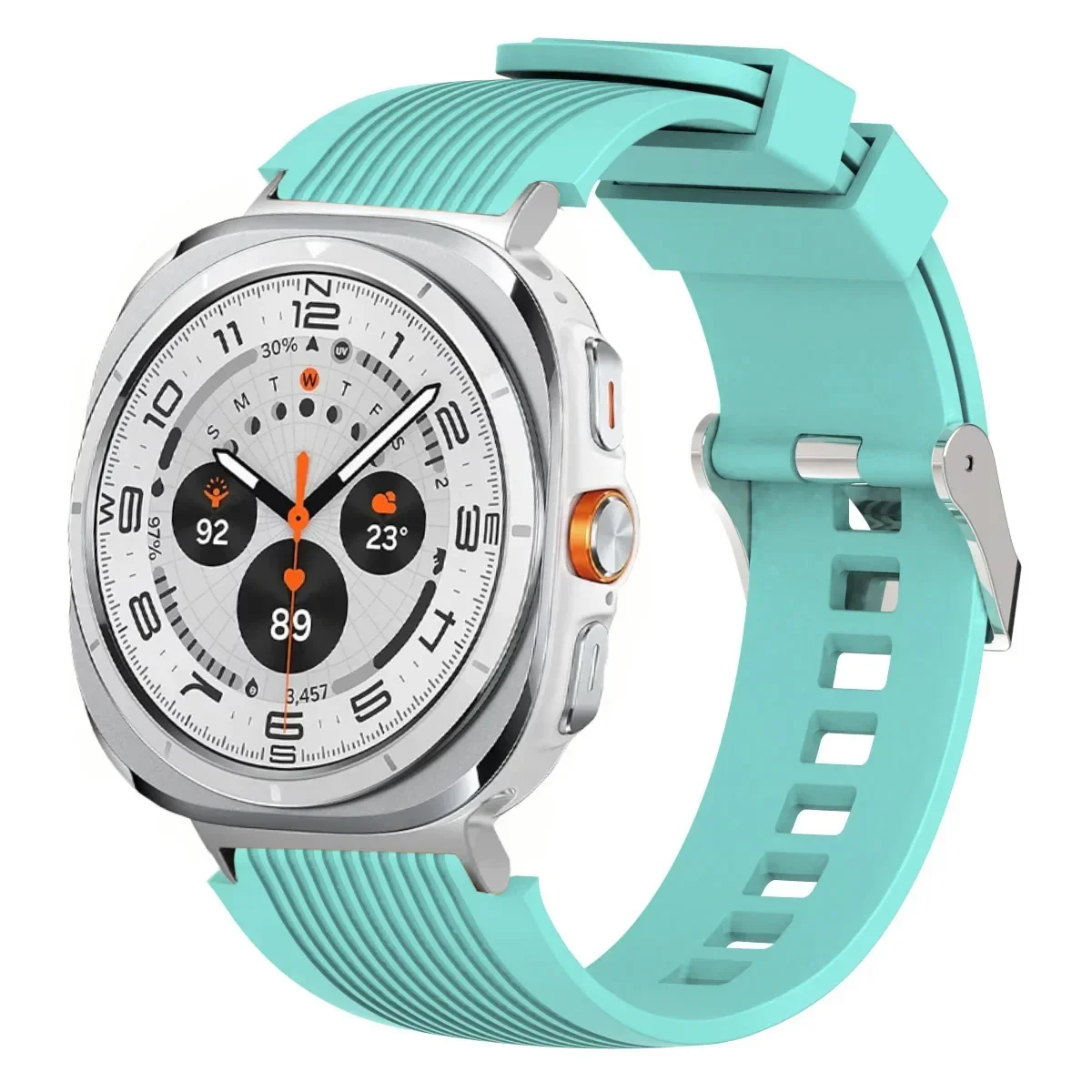 sports soft Silicone Strap For Samsung Galaxy Watch Ultra 2025 47mm breathable band For Samsung Watch 8 40mm 44mm 8 Classic 46mm