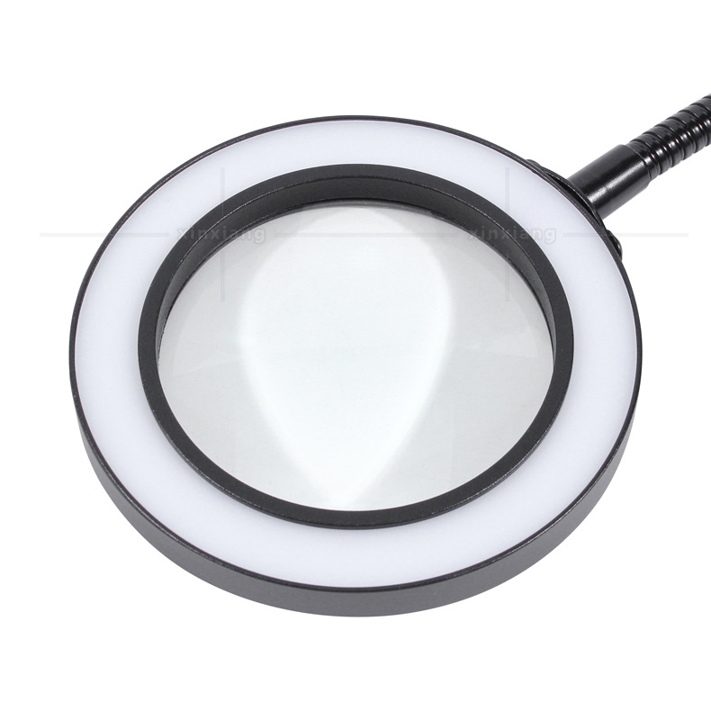 Multifunctional Magnifying Glass with Led Lights Loupe Glass Magnifier for Reading Repair Soldering Desk Lamp Welding Glasses