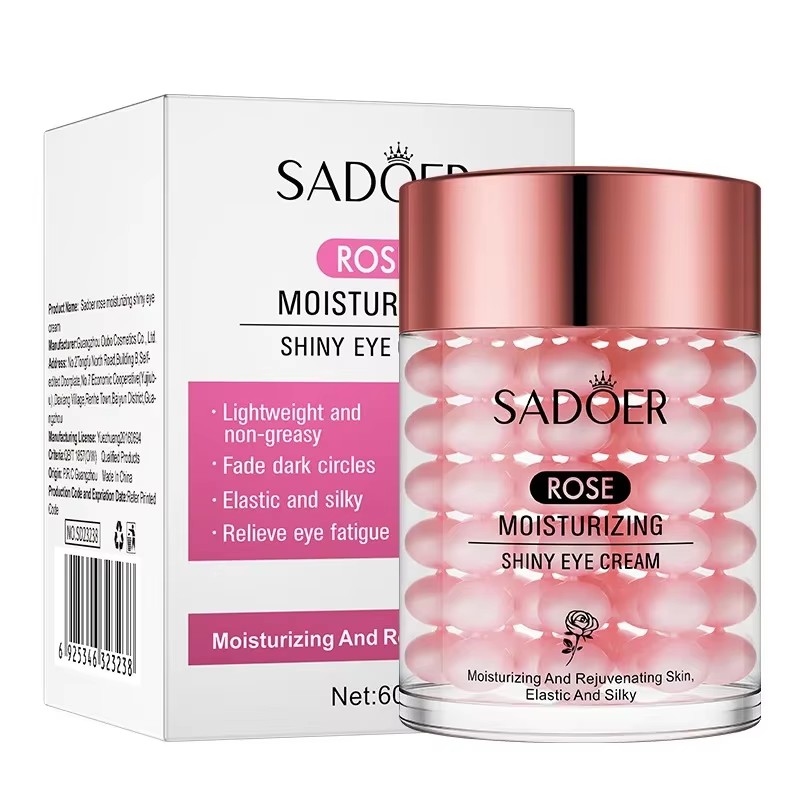 SADOER Rose Eye Cream Anti Dark Circles Removal Eye Bags Firming Moisturizing Beauty Eyes Creams Skin Care Products