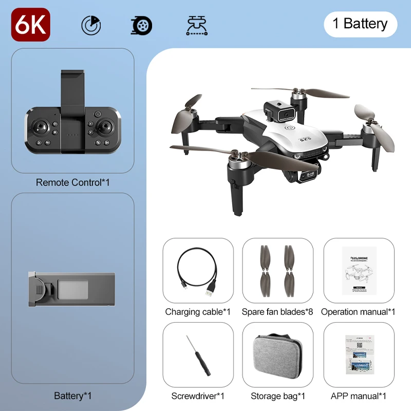 2025 S2S Drone 4K Profesional Aerial Photography Dual-Camera Helicopter Total Obstacle Avoidance Brushless Motor 5G Folding Dron
