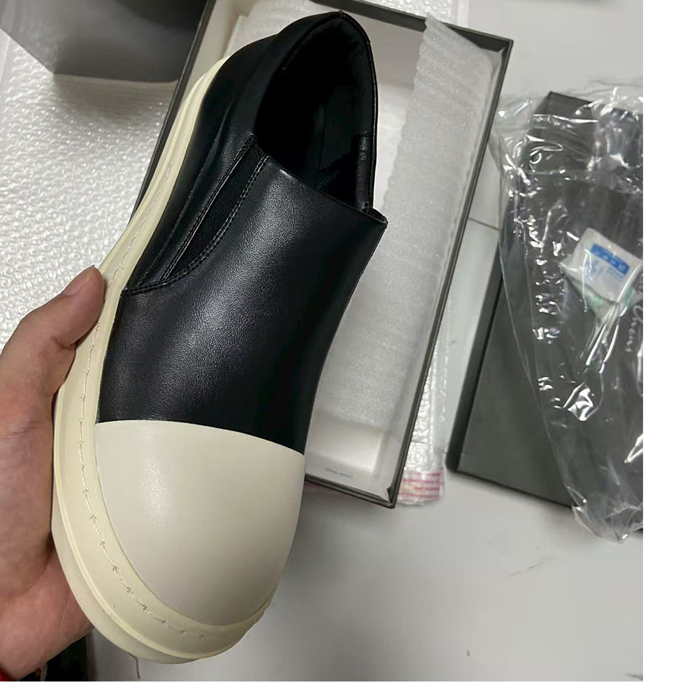 Rric High Quality Female Shoes Casual Sports Trend Thick Sole Couple Canvas Shoes Lace Up Black and White Board Shoes for Women