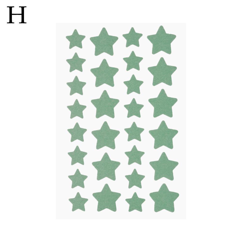 Cute Colorful Star/Butterfly Pimple Patch Acne Stickers -Acne Removal Invisible Concealer For Face Spots Zits Beauty Makeup Tool