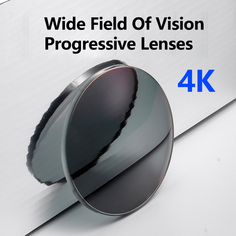 ALICIA 1.56 1.61 1.67 1.74Anti-scratch Anti-blue Photochromic Widest Field of View Progressive Multi-focal Lens 4.0  1 Pair