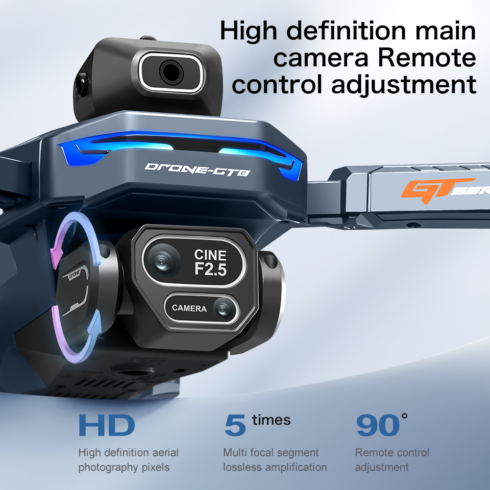 For Xiaomi GT8 Drone 4K Professional 8K Dual Camera GPS Dron Brushless Motor 5G WIFI FPV Foldable RC Quadcopter Helicopter Toys