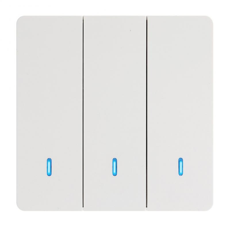 Wireless Smart Switch RF 433Mhz Light Wall Panel Switch With Remote Control Mini Relay Receiver AC90V~250V Home Led Lamp Fan