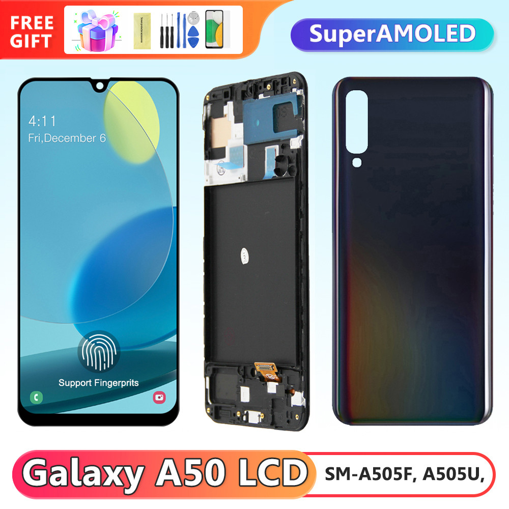 5.9'' A40 Display Screen Replacement, for Samsung Galaxy A40 A405 A405F A405S Lcd Display Touch Screen Digitizer Part With Frame