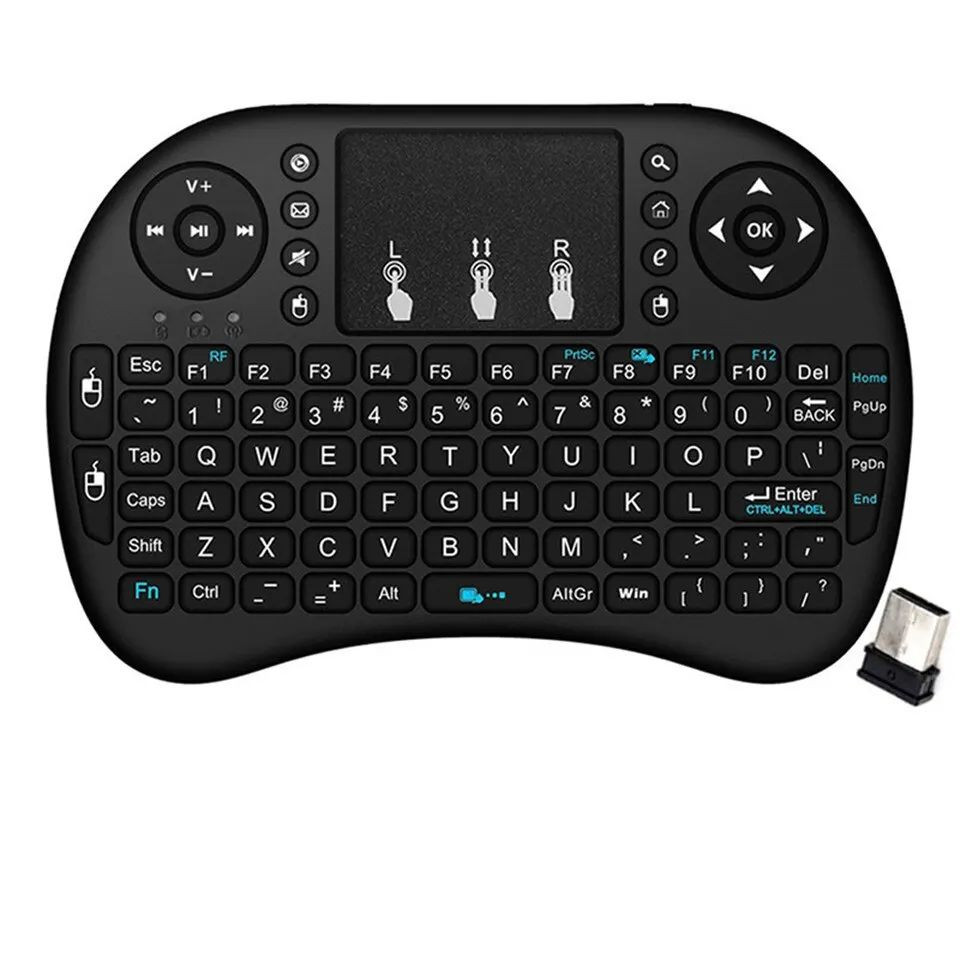 i8 Mini Keyboard 7 Color Backlit Remote Control 2.4G Wireless Air Mouse Keyboard For Android TV BOX Gamepad PC Laptop