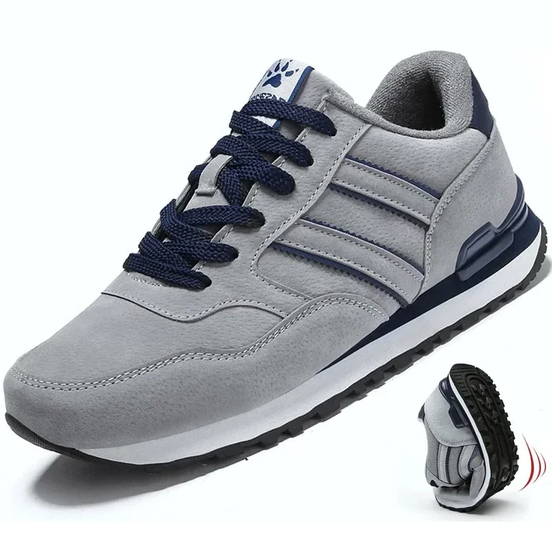 Brand Sneakers Men Outdoor Running Shoes High Quality Lace-Up Men Casual Shoes Fashion Comfortable Walking Shoes Tenis Hombres