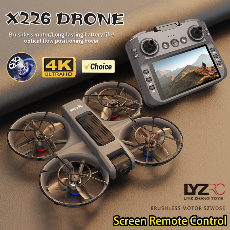 New X226 RC Drone 2.4G 5G Professional 4K HD Aerial Photography Remote Control FPV Dron HD Dual Camera Quadcopter boy Toys Gifts
