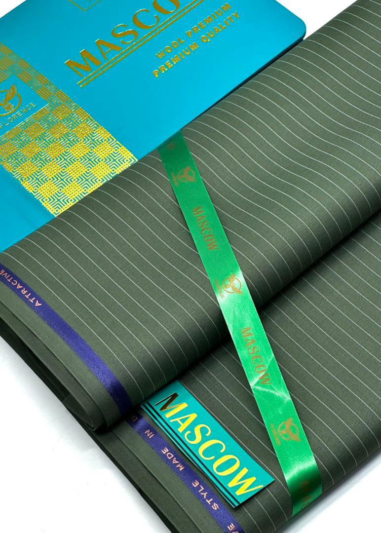 Mascow Stripe Premium Wool Fabric