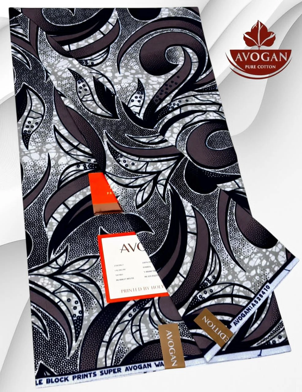The Cotton King: Authentic Avogan Pure Cotton Veritable Block Prints – Premium Atamfa Turmi for Superior African Men & Women’s Garments