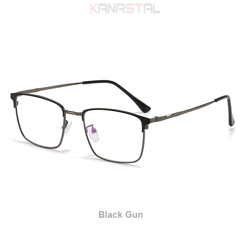 Men Prescription Glasses Optics Lenses  Reading Glasses Women Blue Light Blocking Myopia Eyewear Metal Titanium Eyeglasses Frame