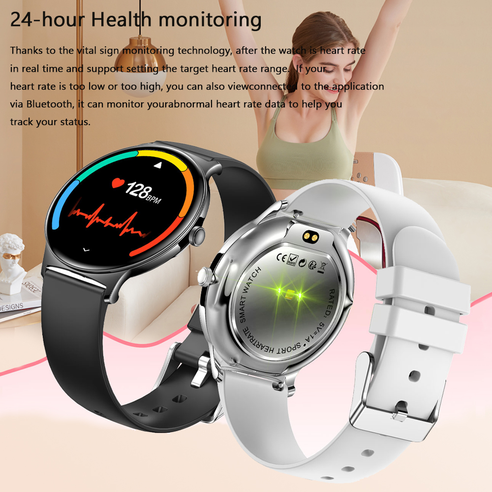 For Huawei Xiaomi New Ultra Thin Smart Watch Women Screen Always Display Time Sports Bracelet Bluetooth Call Fashion Smartwatch