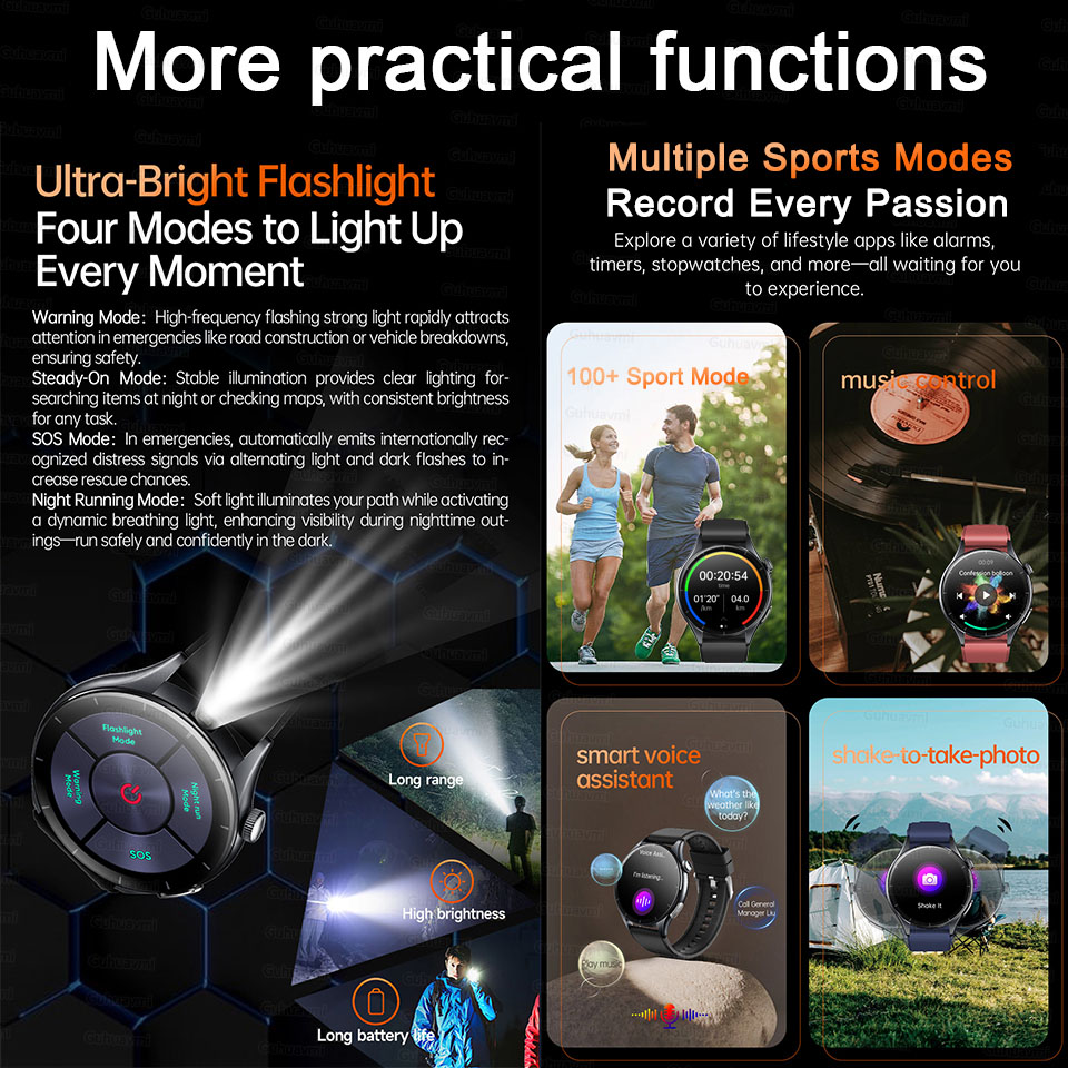 2025 New ECG+PPG Health Diagnosis Smartwatches Men Women Clock Uric Acid Lipid BP Heart rate Tracker NFC Sports Smart Watch IOS