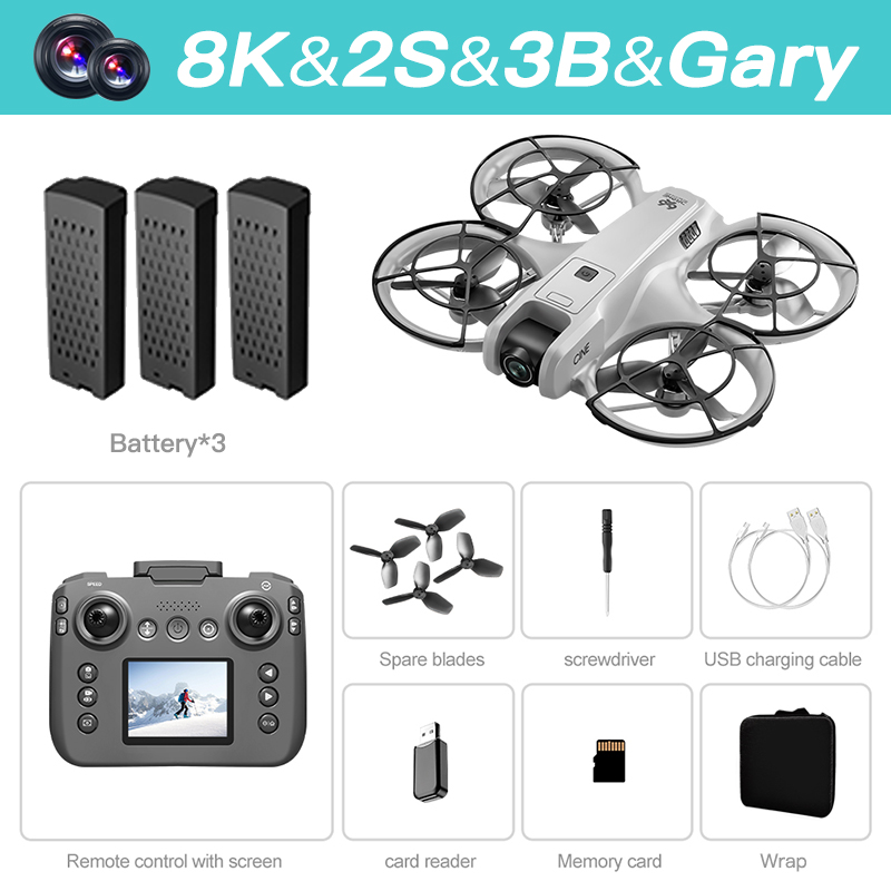NEW V666 Drone For Xiaomi 8K Professional WIFI 5G Dron Obstacle Avoidance Brushless Altitude Headless Mode RC Quadcopter  toys