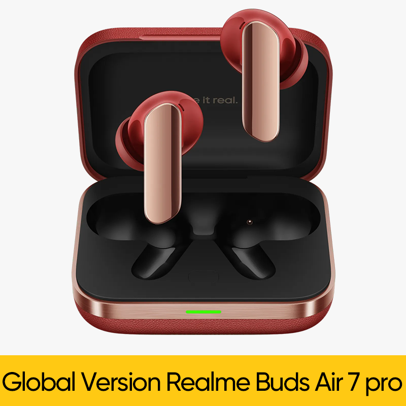 Global Version realme Buds Air 7 Pro 53dB Active Noise Cancelling True Wireless Earphone 48Hour Battery Bluetooth 5.4 Headphone