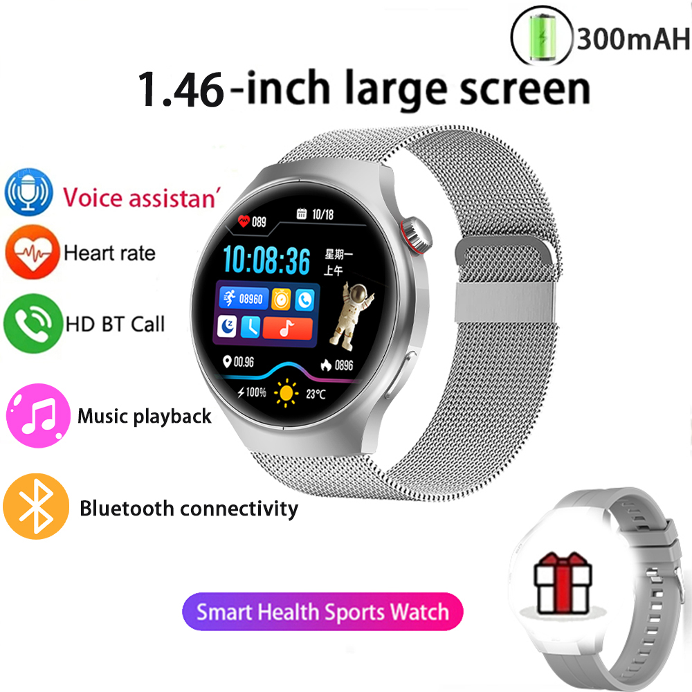 2025 New Men Smart Watch NFC Watch S10 Pro GPS 360*360 HD Screen AMOLED Heart rate BT Call Health Monitoring Women Smartwatches