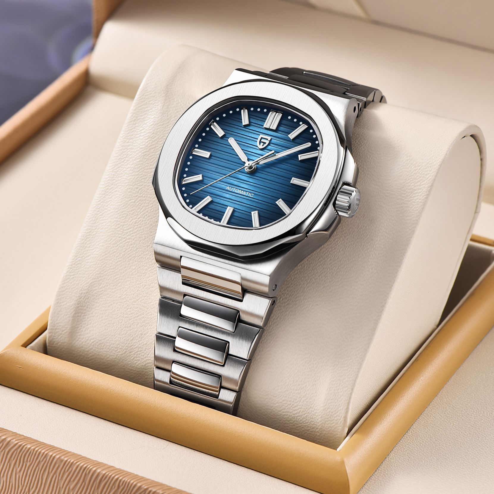 PAGANI DESIGN 2025 New Men's Watches Luxury Automatic Watch For Men Mechanical 40MM WristWatch Stainless Steel AR Sapphire glass