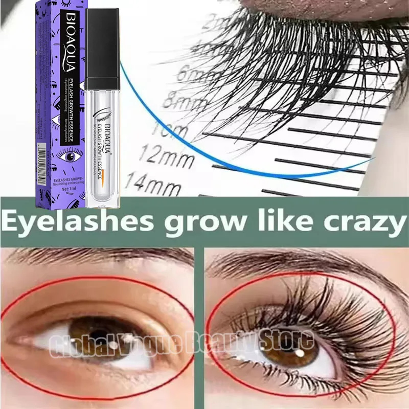Fast Eyelash Growth Serum 7 Days Natural Eyelash Enhancer Longer Fuller Thicker Curling Lash Treatment Eye Care Products Makeup