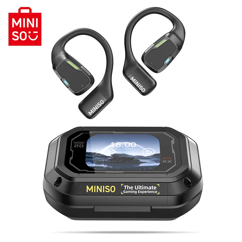MINISO M98 True Wireless Open Ear Earbuds Bluetooth 5.4ears,13mm Dynamic Driver OWS ears heads Gaming Headset Super Long Endur