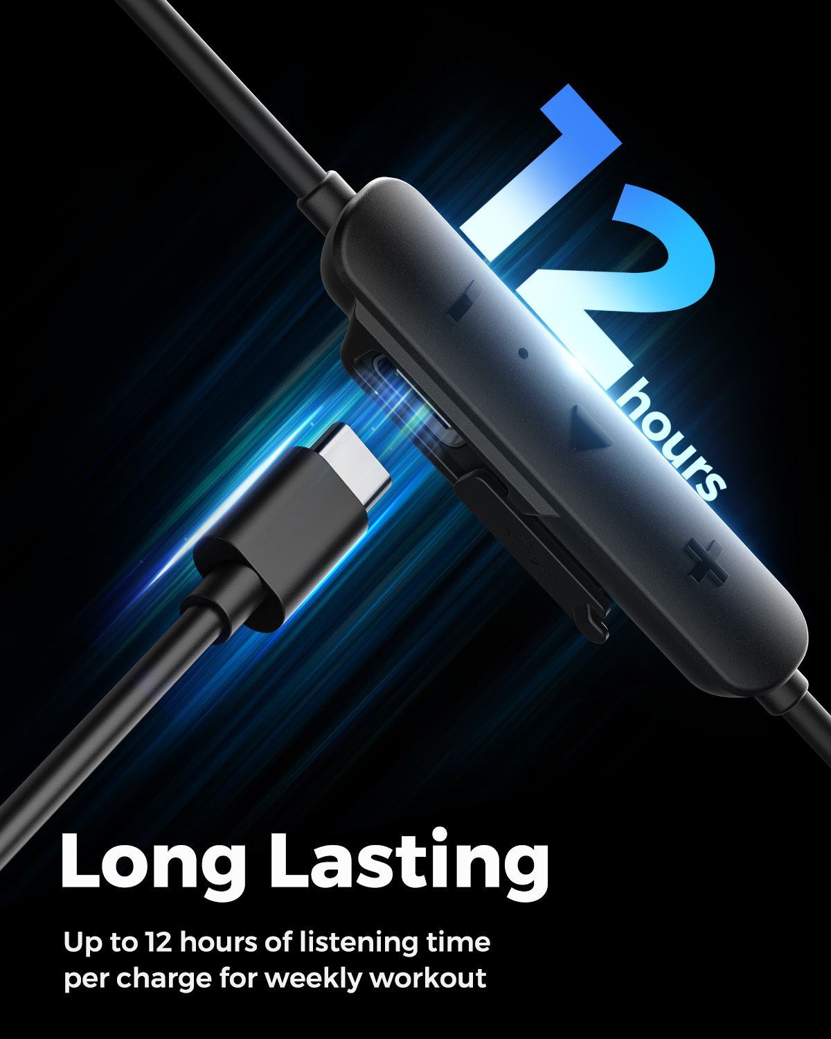 SoundPEATS Q30 HD+ Bluetooth Headphones aptX-HD in-Ear Stereo Wireless V5.2 Magnetic Earphones IPX5 Sweatproof Earbuds with Mic