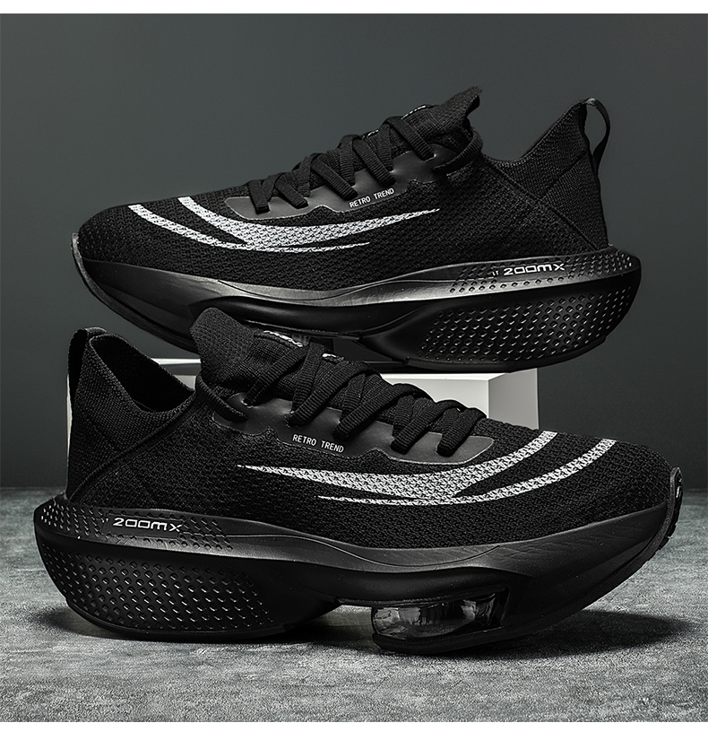 Running Shoes Air Cushion Speciality Marathon Men Sports Breathable Lightweight Women's Comfortable Athletic Nonskid Sneakers