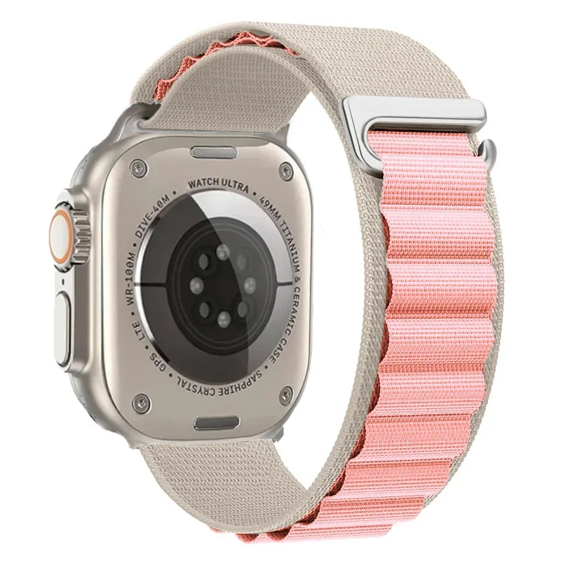 Alpine Strap for Apple Watch Ultra/3 11 10 9 8 7 Band 46mm 49mm 45mm 41mm Nylon Sports Bracelet IWatch 6 5 4 3 SE 44mm 40mm 42mm