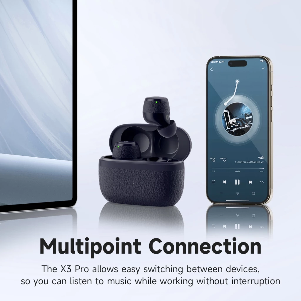 Edifier X3 Pro True Wireless Earbuds Active Noise Cancellation Earphone Bluetooth V5.4 Multipoint Connection IP54 Lightweight