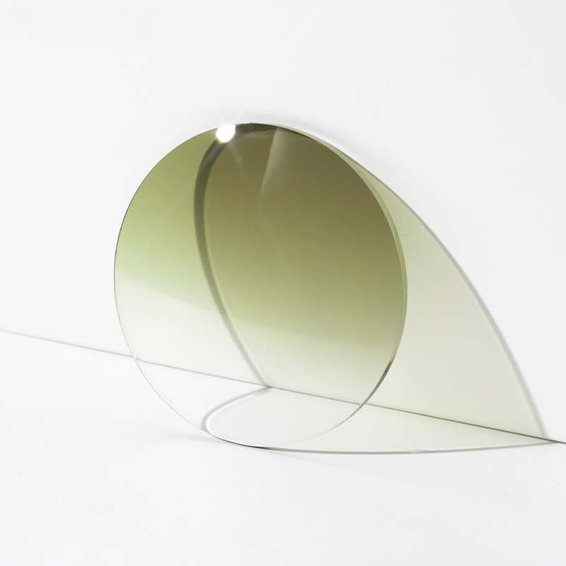 ZIROSAT Aspheric Tinted color MR-8 1.61index Super Tough Optical Glasses Prescription Lenses Strong Anti Reflective for Rimless