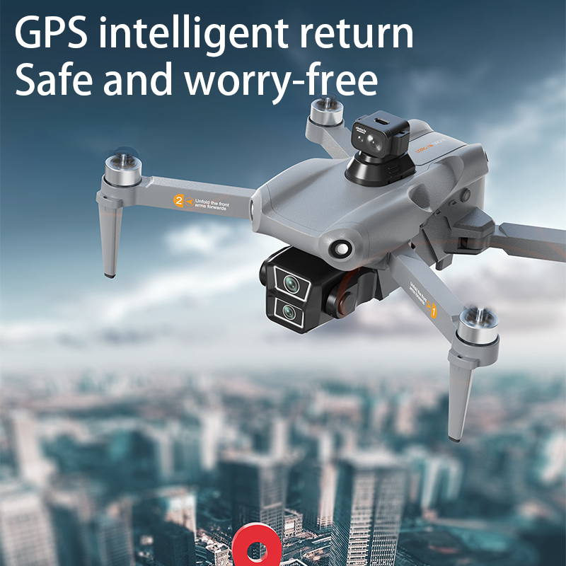 Professional L300 MAX 4K HD drone with large color screen, 5G GPS, WiFi, FPV, brushless camera, RC quadcopter, toy drone, 3KM