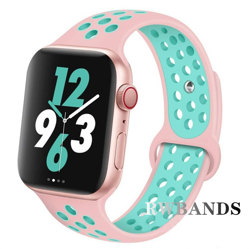 Sport Strap for Apple Watch Band 46mm 44mm 40mm 42-38-41mm 45mm Breathable Bracelet iWatch Series 10 9 8 7 6 SE 5 3 Ultra 2 49mm