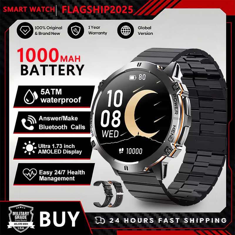 2025 Original TANK T3 Ultra GPS Smart Watch  5ATM Waterproof Smartwatch HD AMOLED 1000mAh Fitness T-Rex 3 Electronic Watches Men