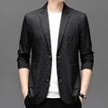 High Quality Blazer Men's Premium Simple Fashion Korean Trend Casual Elegant Youth Student Daily Dating Loose Suit Jacket