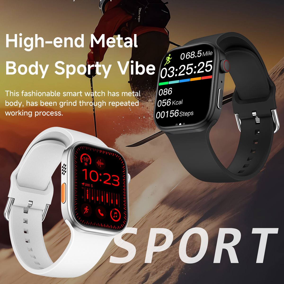 2025 Smart Watch 1.83" HD Screen Bluetooth Call Heart Rate Monitoring 120+ Sports Modes Waterproof for Men Woman Smartwatch Gift