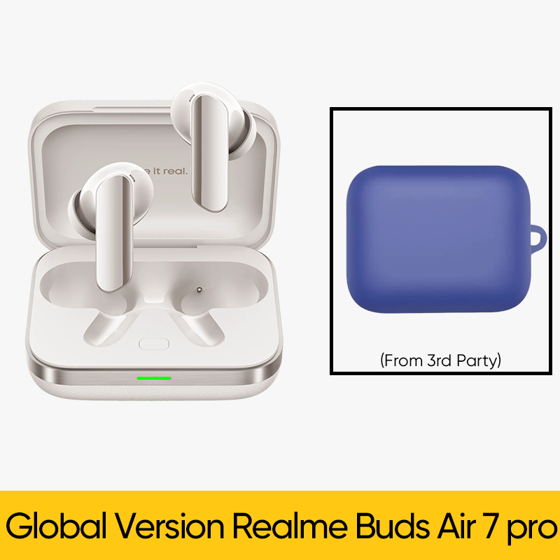 Global Version realme Buds Air 7 Pro 53dB Active Noise Cancelling True Wireless Earphone 48Hour Battery Bluetooth 5.4 Headphone
