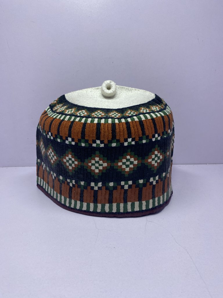 Bangwal – Hausa/Fulani Cap, Kufi, Handwoven Cap, Zawa