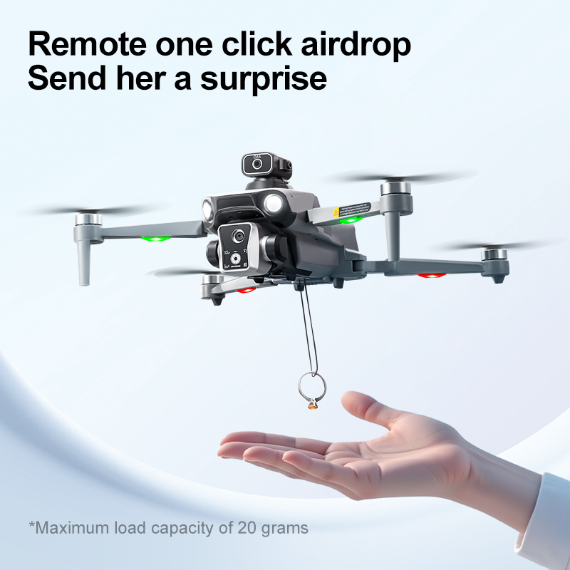 2025 K19 MAX Drone GPS Return With Screen Aerial Photography Aircraft Brushless Airdrop Remote Control Aircraft Quadcopter Toy