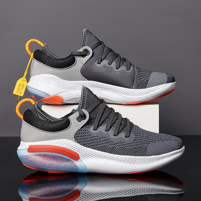 New Men's Plus Size Ultra Light Mesh Sports Shoes Shock Absorbing Anti Slip  Wear-resistant  Breathable Casual Running Shoes