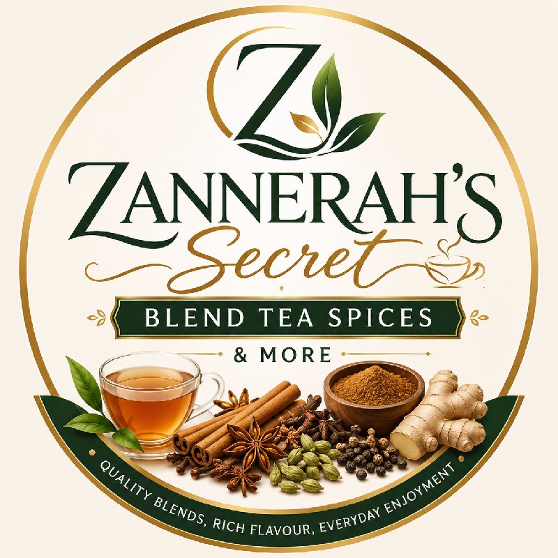 Zannerah's secret blend tea spices and lots more