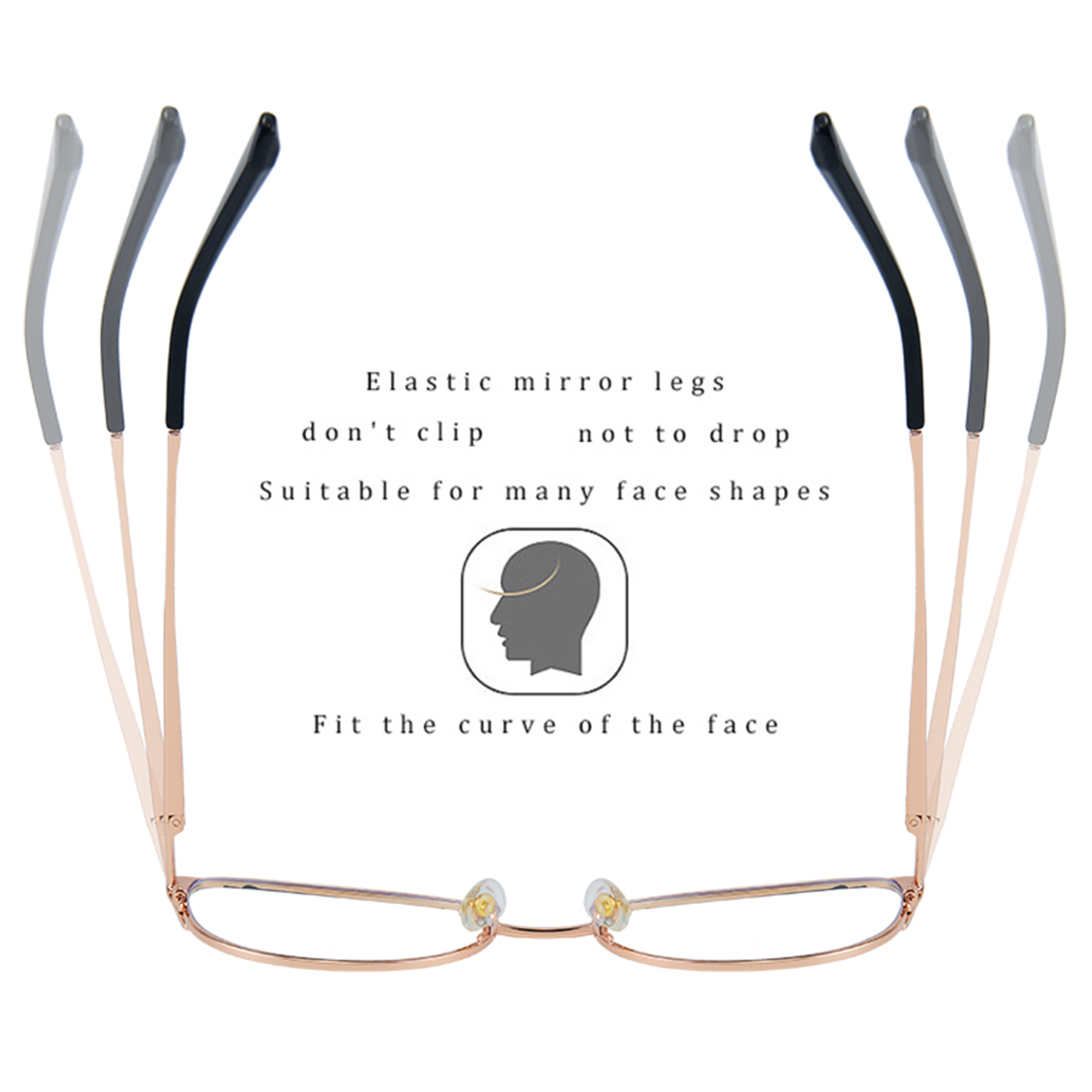 JMISUS Fashion Cateye Prescription Glasses Myopia Eyewear Metal Optical Eyeglasses for Women Anti Blue Light/Photochromic