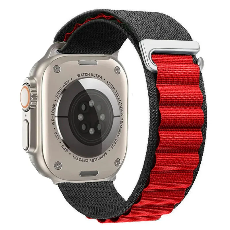 Alpine Strap for Apple Watch Ultra/3 11 10 9 8 7 Band 46mm 49mm 45mm 41mm Nylon Sports Bracelet IWatch 6 5 4 3 SE 44mm 40mm 42mm