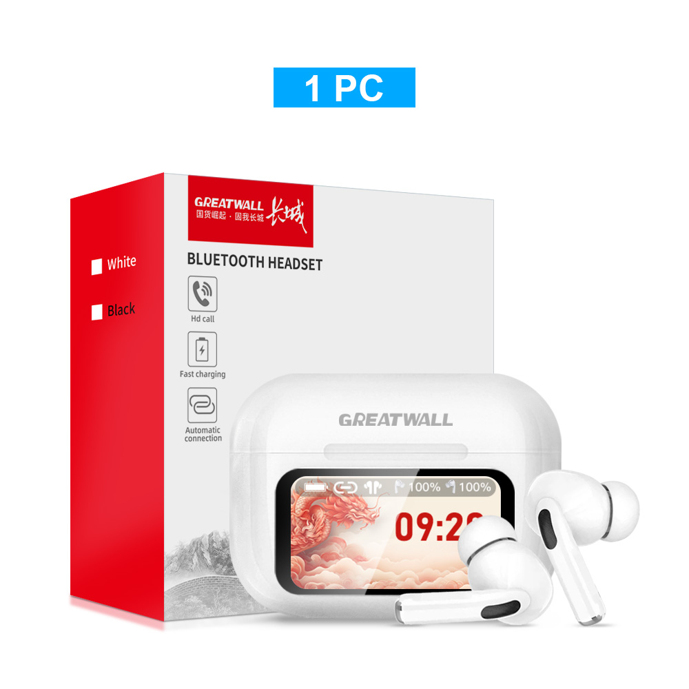 Original GREATWALL TWS Wireless Bluetooth V5.3 Earphones ANC Noise Reduction HiFi HD Call Earbuds Music Headsets Touch Control