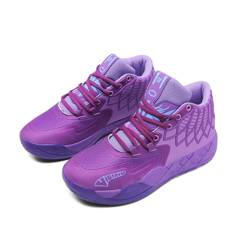 Three-ball generation Lamelo Ball basketball shoes Yin-yang high-top practical youth student basketball shoes men's sports shoes