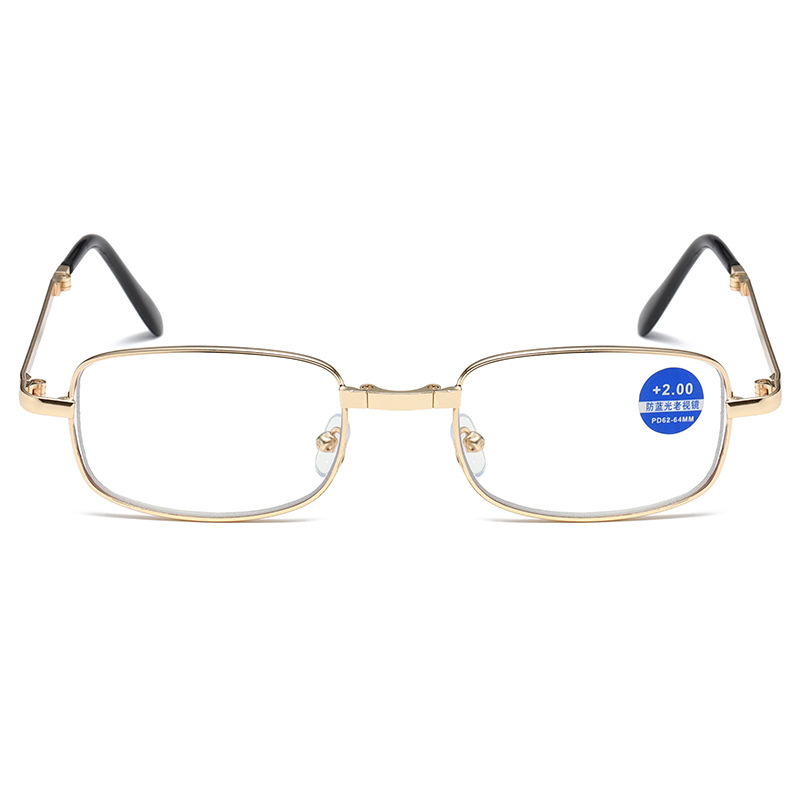 Anti-blue Light Reading Glasses Men Women Fashion Foldable Presbyopia Optical Eyeglasses +1.0 To +4.0