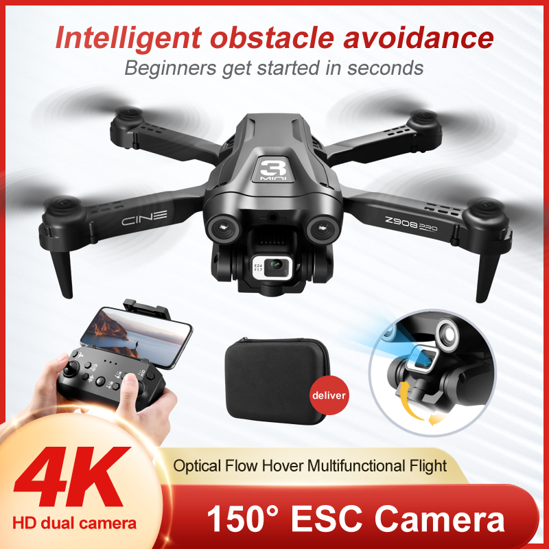 Z908 Pro /MAX Drone Professional 8K GPS Dron Optical Flow Localization 3sided Obstacle Avoidance Quadcopter RC Toys For Gift
