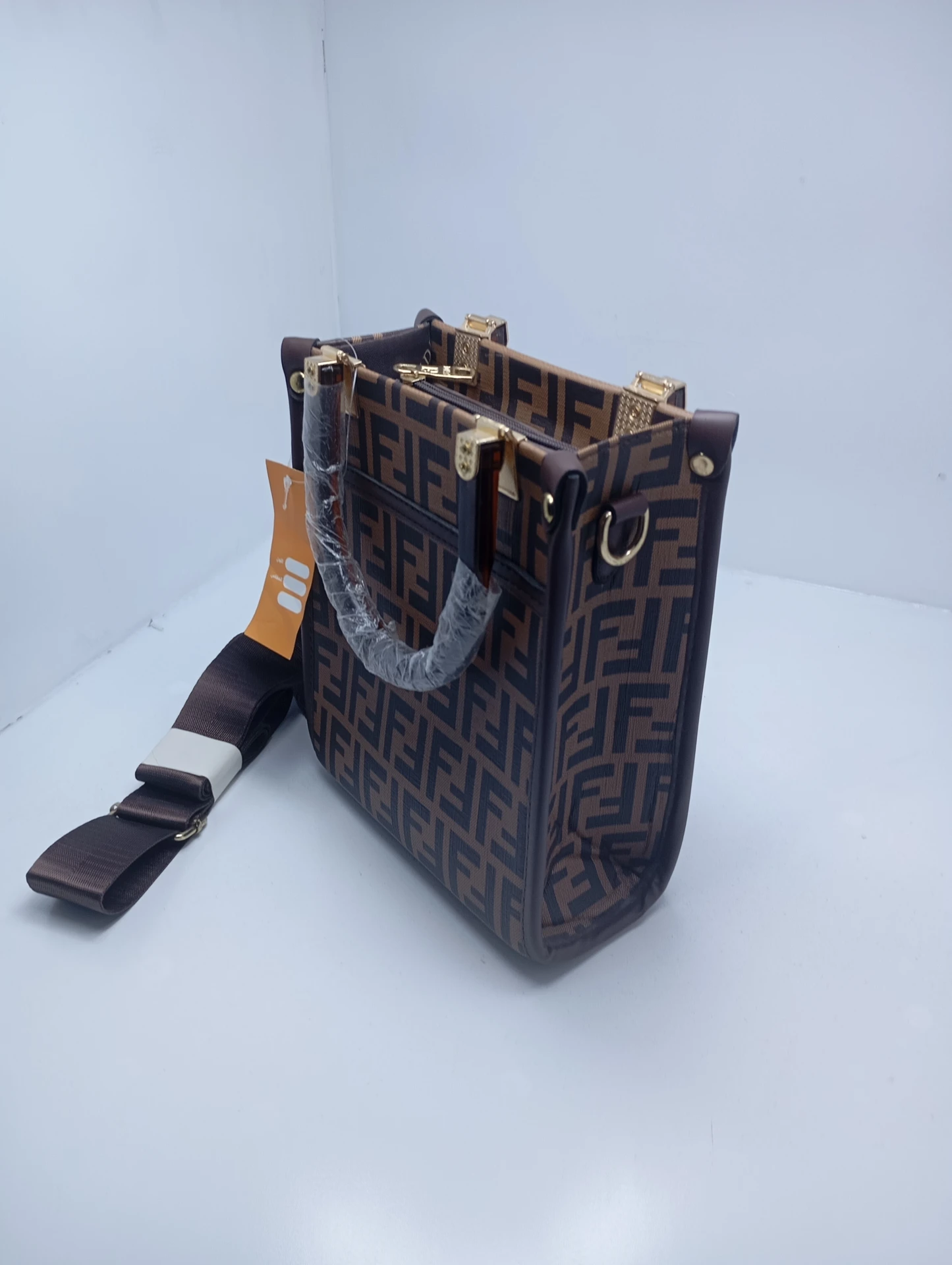 Fendi Roma Leather Statement Bag